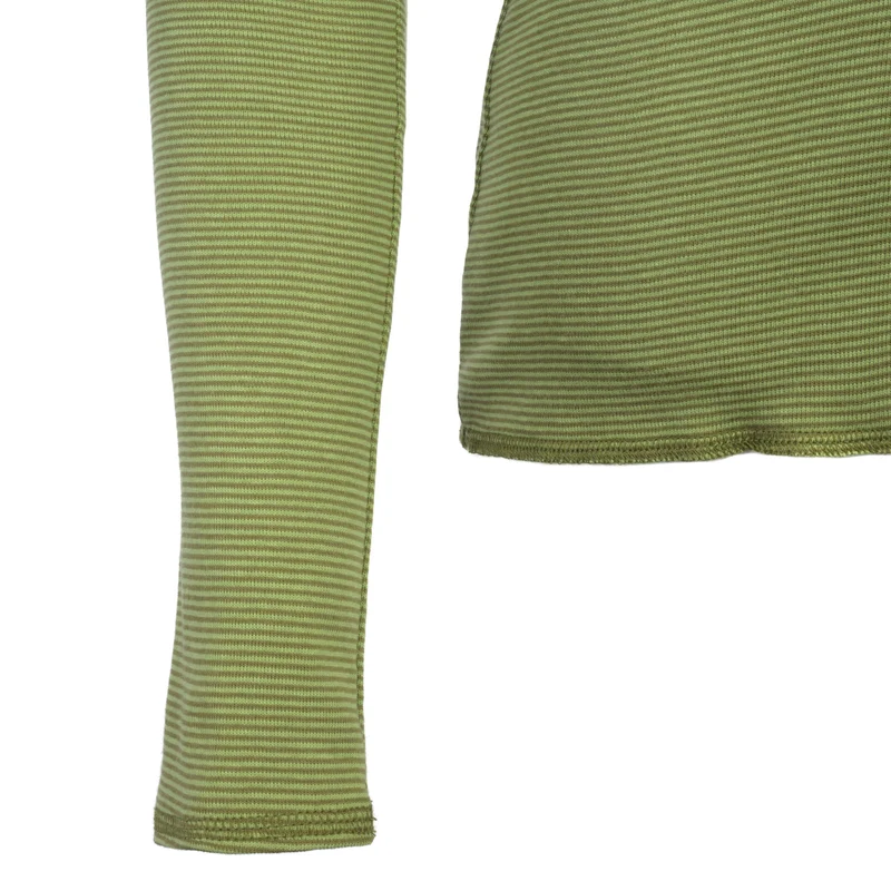 Bio-Baumwoll-Shirt, fein geringelt