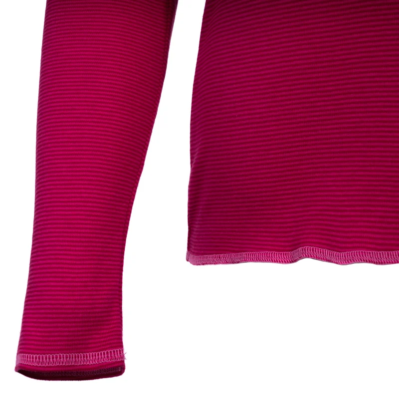 Bio-Baumwoll-Shirt, fein geringelt