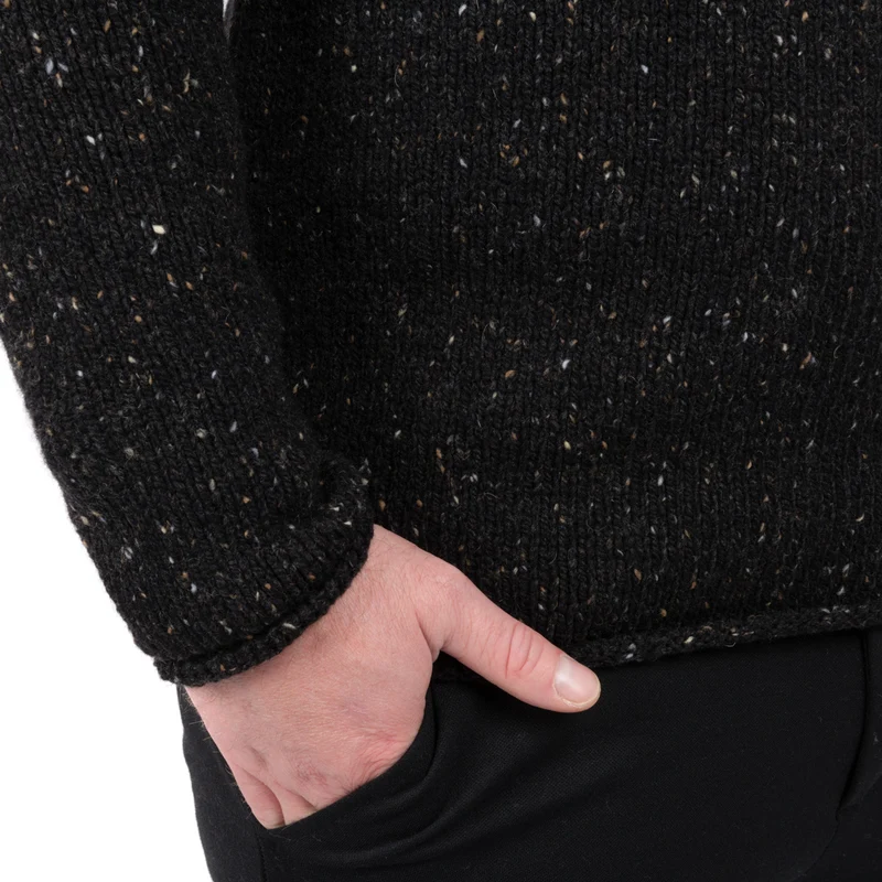 Herrenpullover mit Rollrand