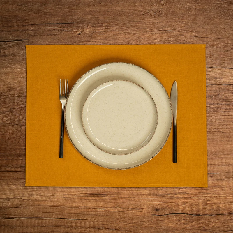 Leinen Tischset