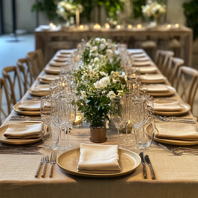 Leinen Hochzeitserviette