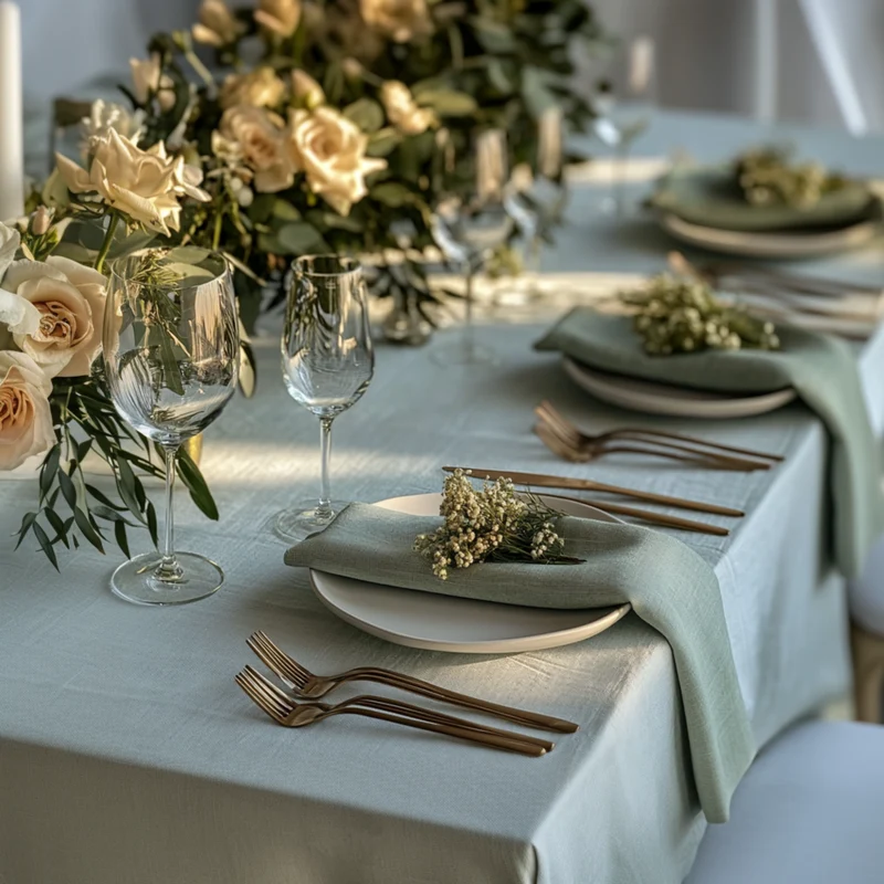 Leinen Hochzeitserviette