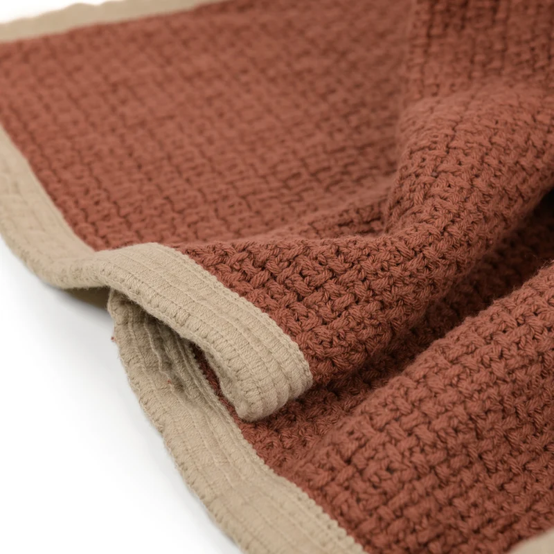 Baumwolldecke aus Bio-Baumwolle "DEKOR"