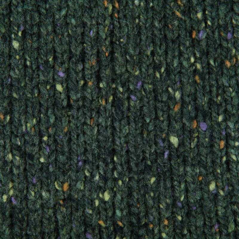 Grobstrickpullover mit Rollrand, grün