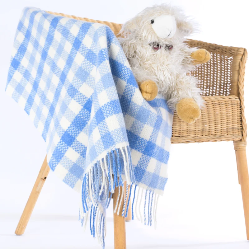 Kuschelweiche Babydecke BLUE