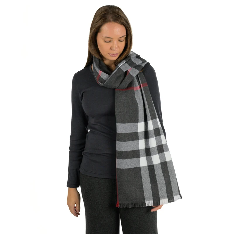 Merino-Schal "Stone Valley"