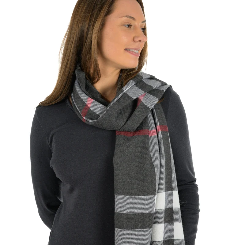 Merino-Schal "Stone Valley"