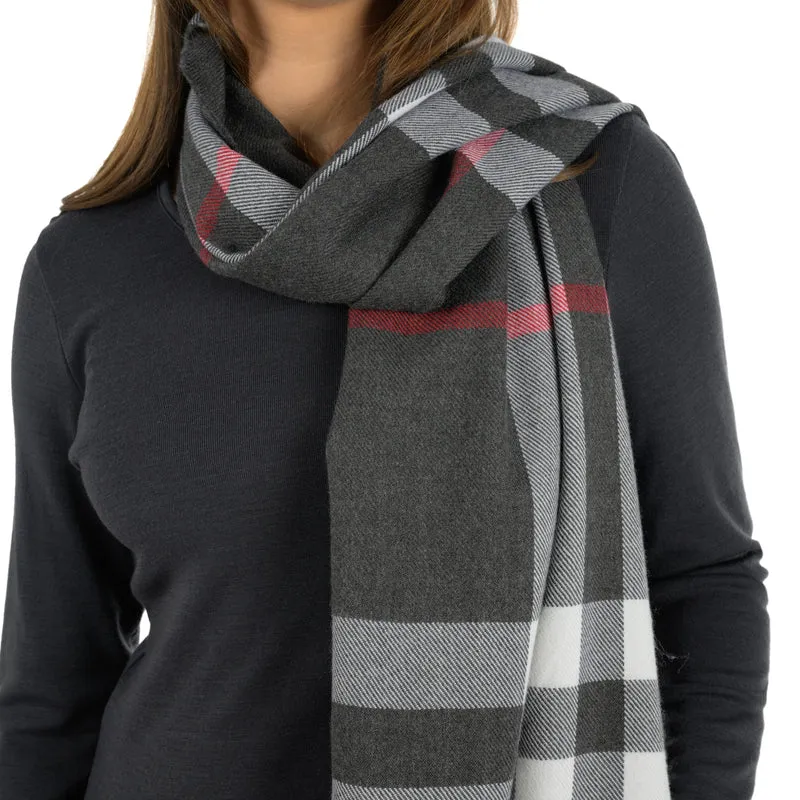 Merino-Schal "Stone Valley"