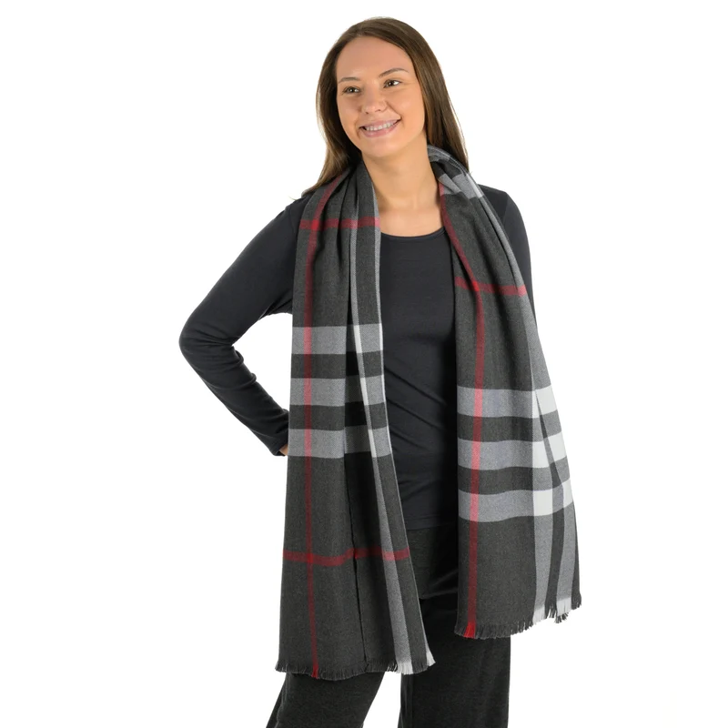 Merino-Schal "Stone Valley"