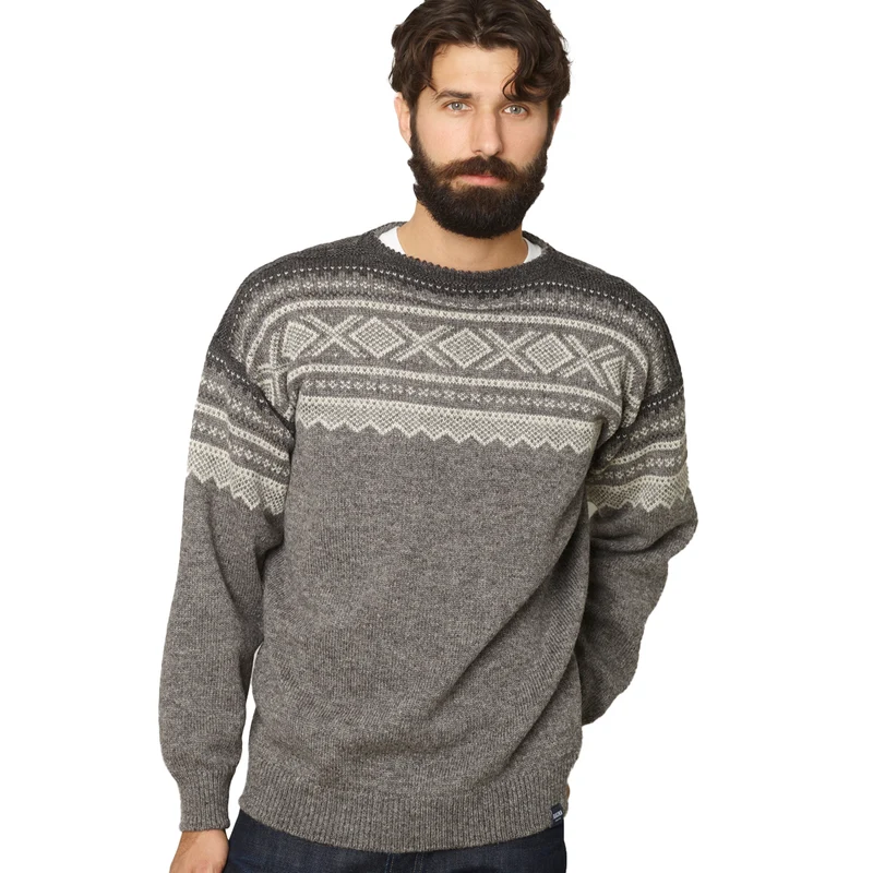 Strickpullover „Marius“ - Mørk grå