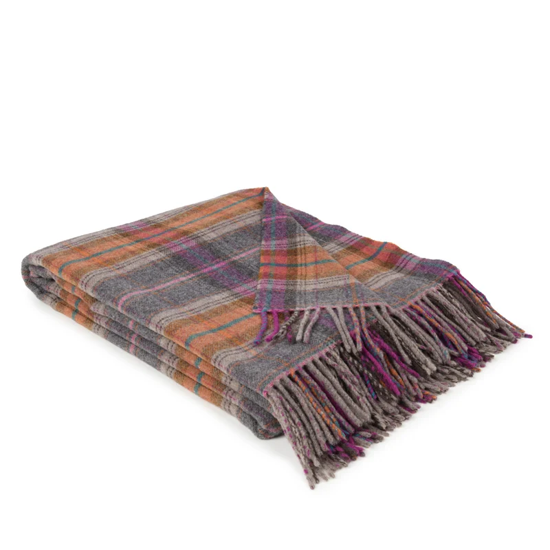 Buntes Lammwollplaid "Classico"