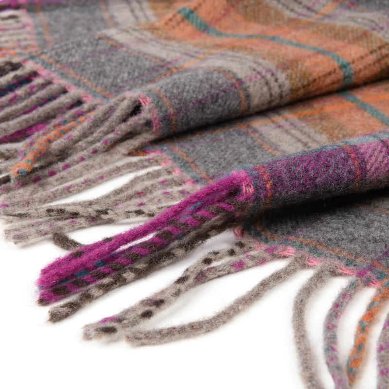 Buntes Lammwollplaid "Classico"