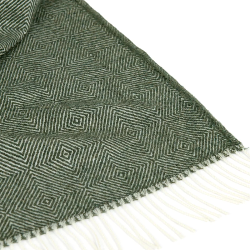 Weiche Merino-Wolldecke "DIAMANT"