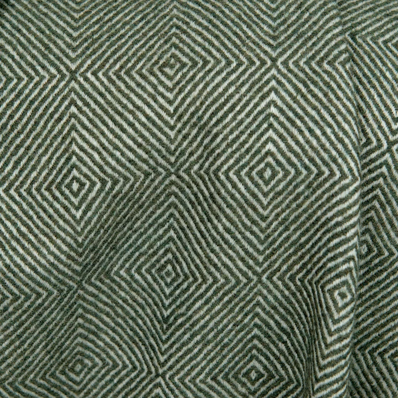 Weiche Merino-Wolldecke "DIAMANT"