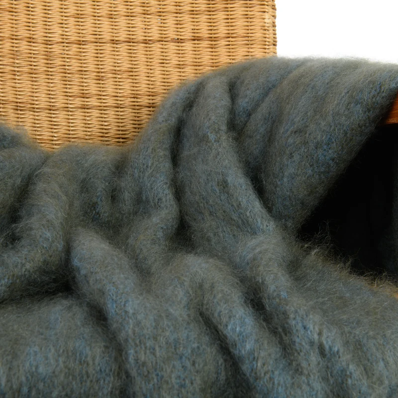 Mohairdecke "MOOS"