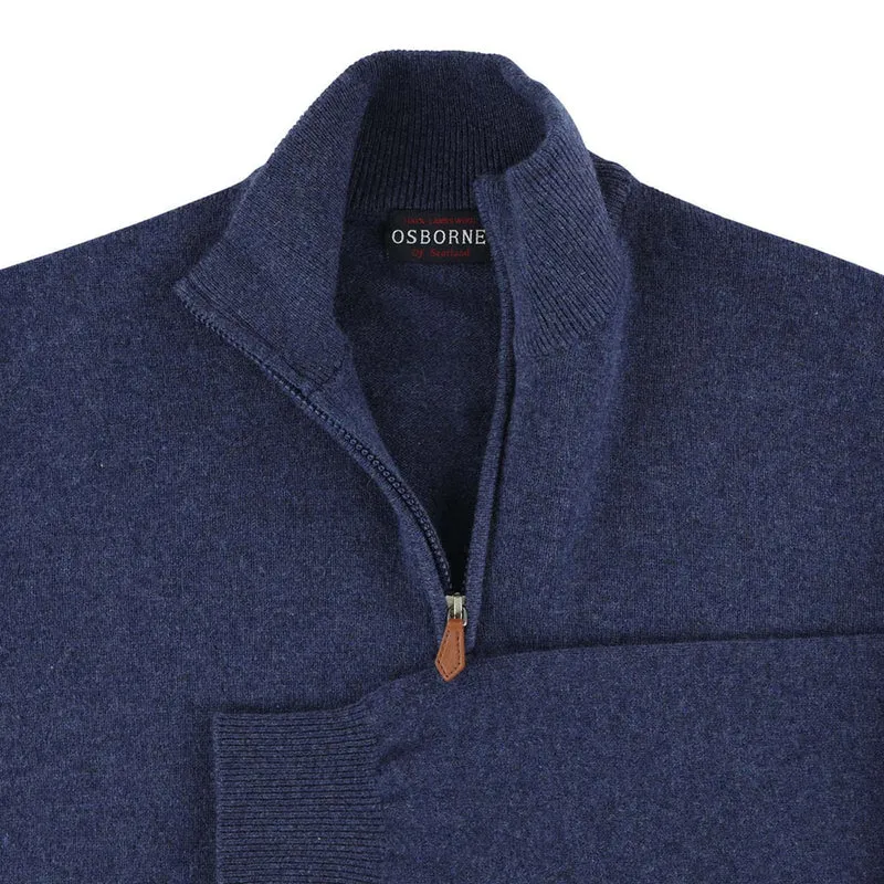 Herrenpullover mit Zipper