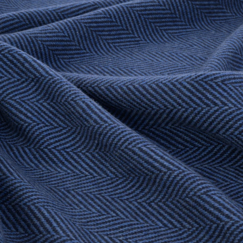 Merino-Kaschmirdecke "Midnight River"