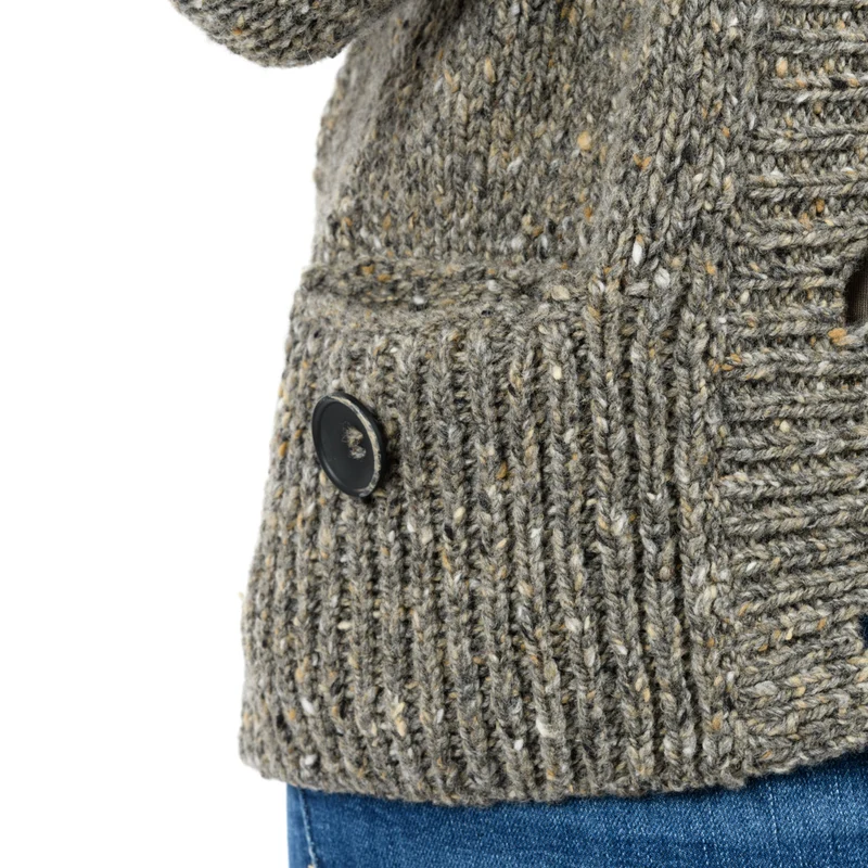 Kuschelige Strickjacke mit Fronttaschen