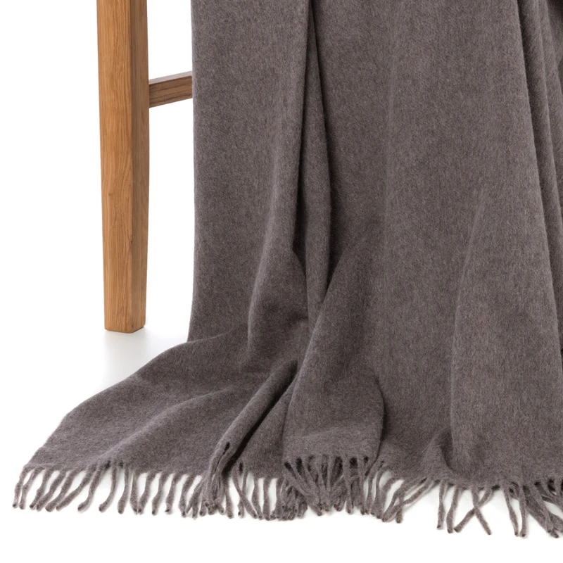 Feines Lammwollplaid mit Kaschmir "MODENA"