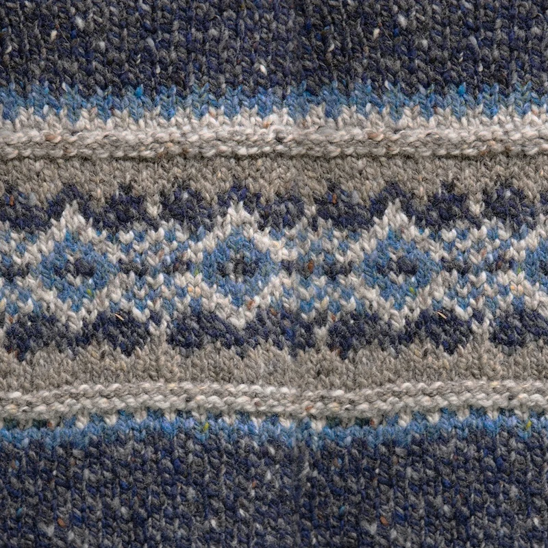 Donegal Tweed Rundhals-Pullover