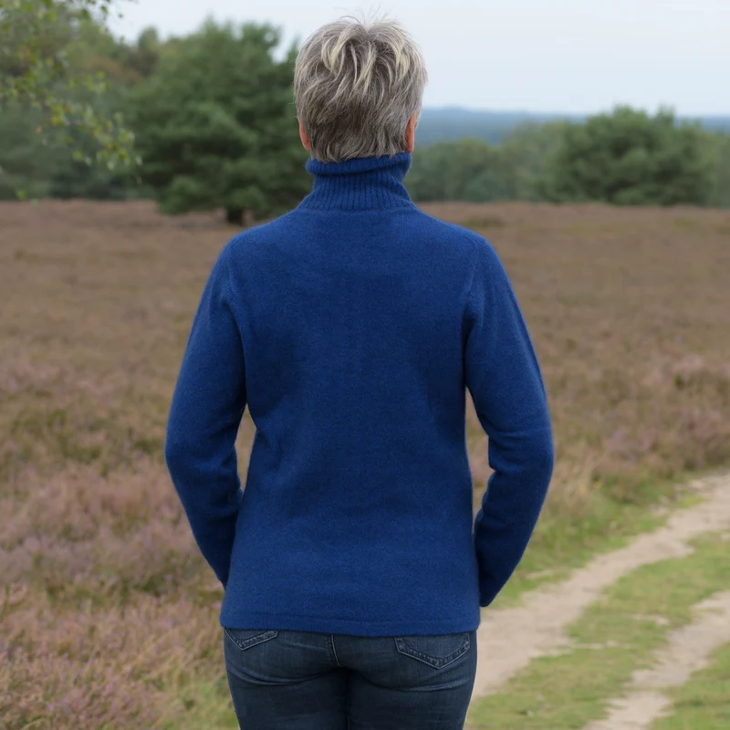 Extrem weiche Damenstrickjacke mit Reissverschluss