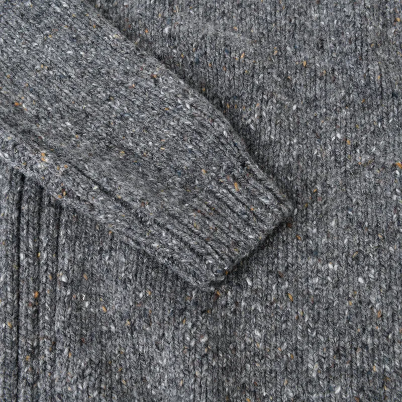 Rundhalspullover, Grey Stone