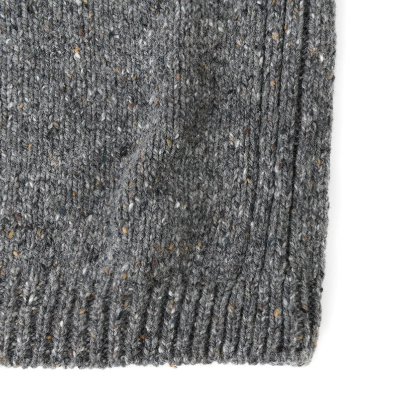 Rundhalspullover, Grey Stone
