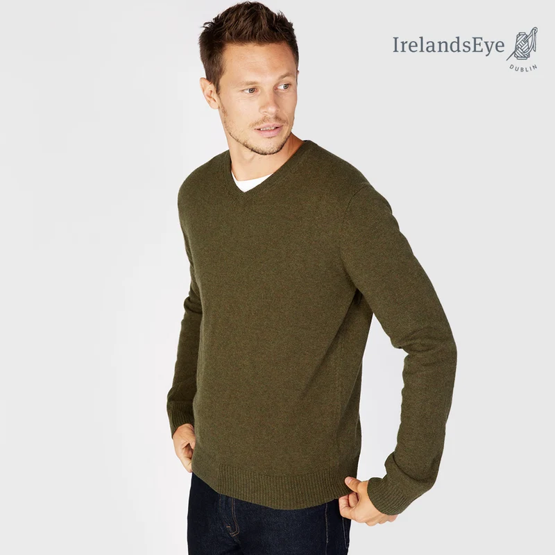 Leichter V-Ausschnitt-Pullover