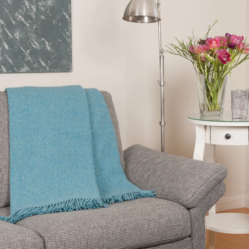 Wohndecke in Aqua