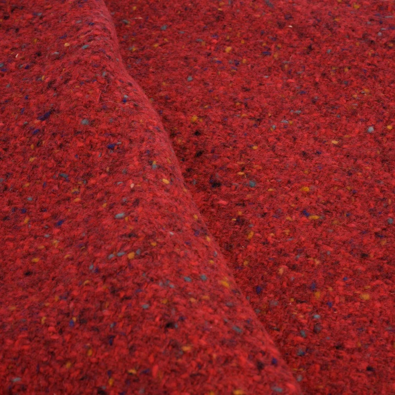 Große, Rote Schurwolldecke