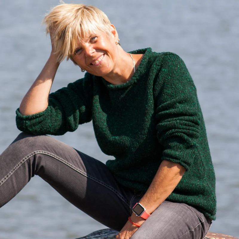 Lässiger Strickpullover
