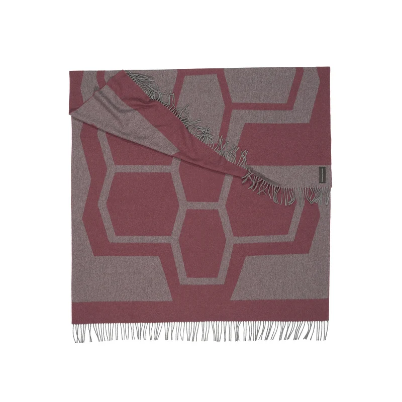 Reisedecke "Light Companion" aus Merino und Yak "Eggplant Turtle" mit oder ohne Griff