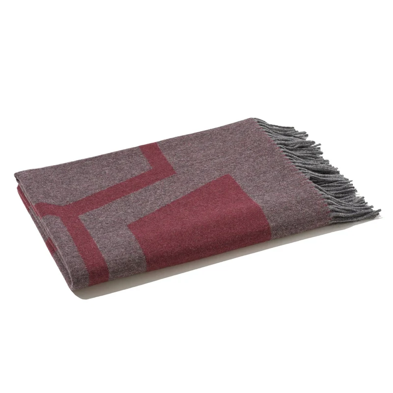 Reisedecke "Light Companion" aus Merino und Yak "Eggplant Turtle" mit oder ohne Griff