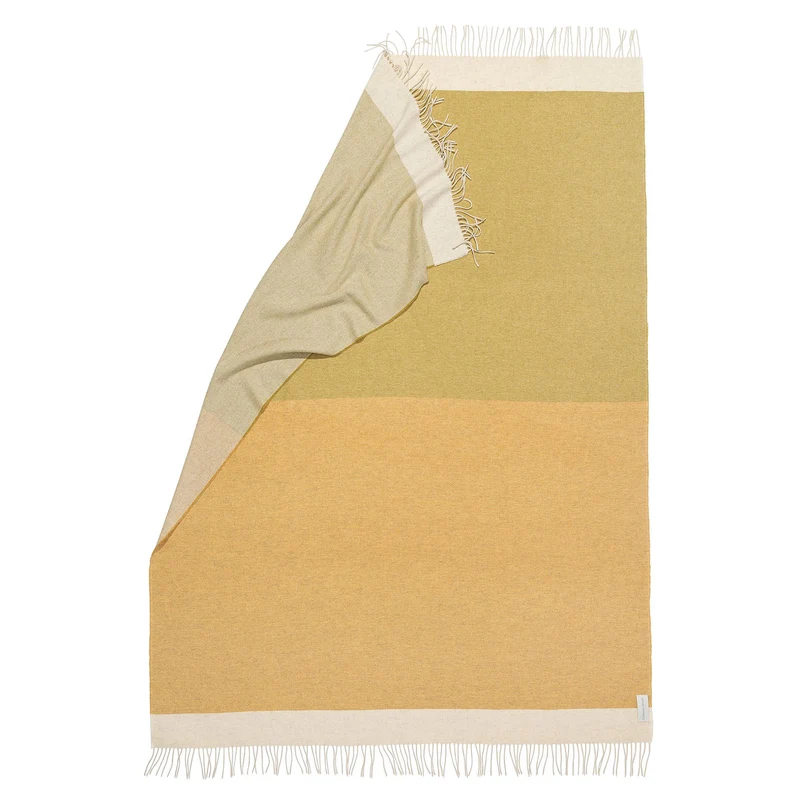 Reisedecke "Light Companion" aus Yak und Merino "Corn Husk"