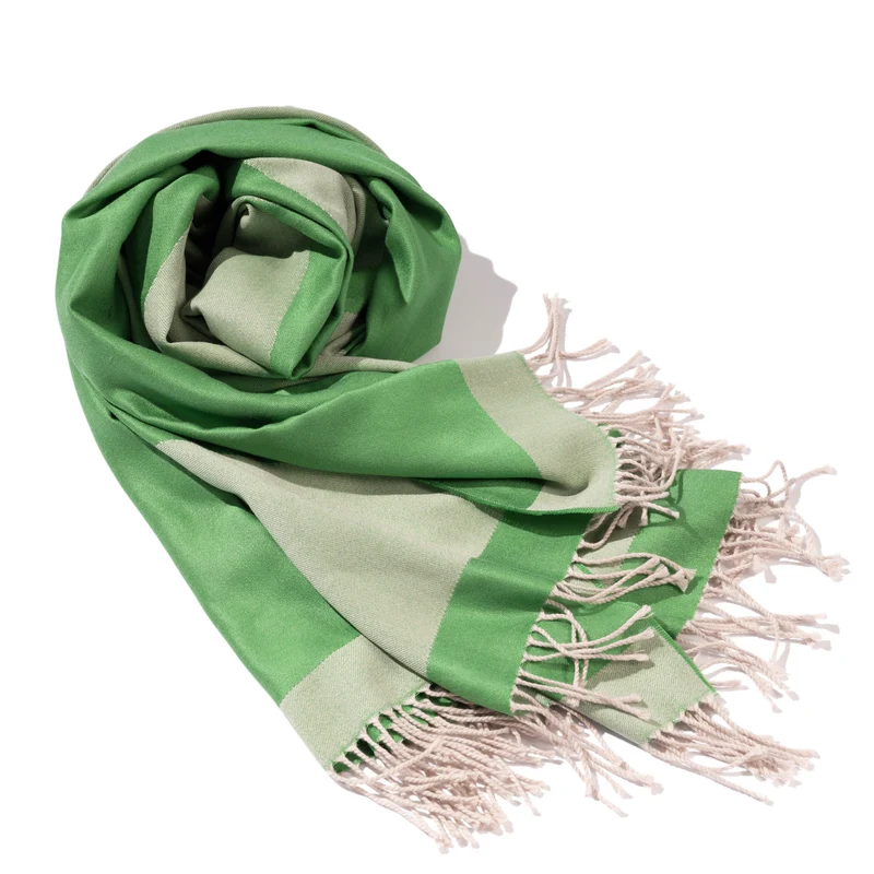 Schal "Organic Shape x Green"