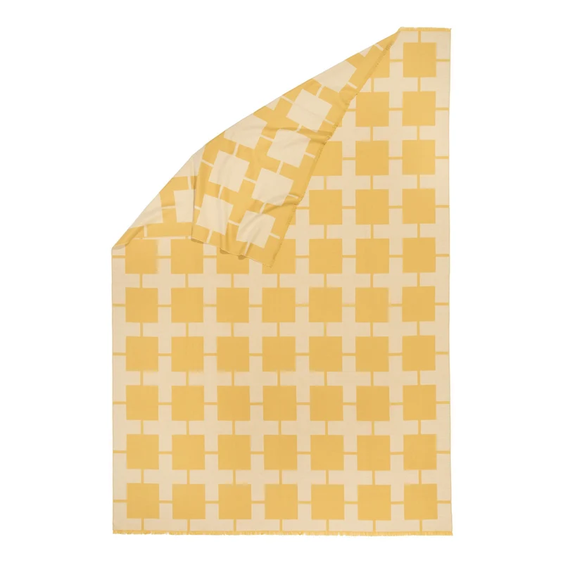 Wolldecke aus Extra Fine Merino "Golden Eternity"