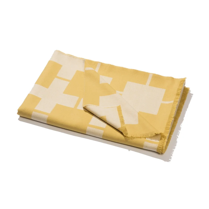 Wolldecke aus Extra Fine Merino "Golden Eternity"