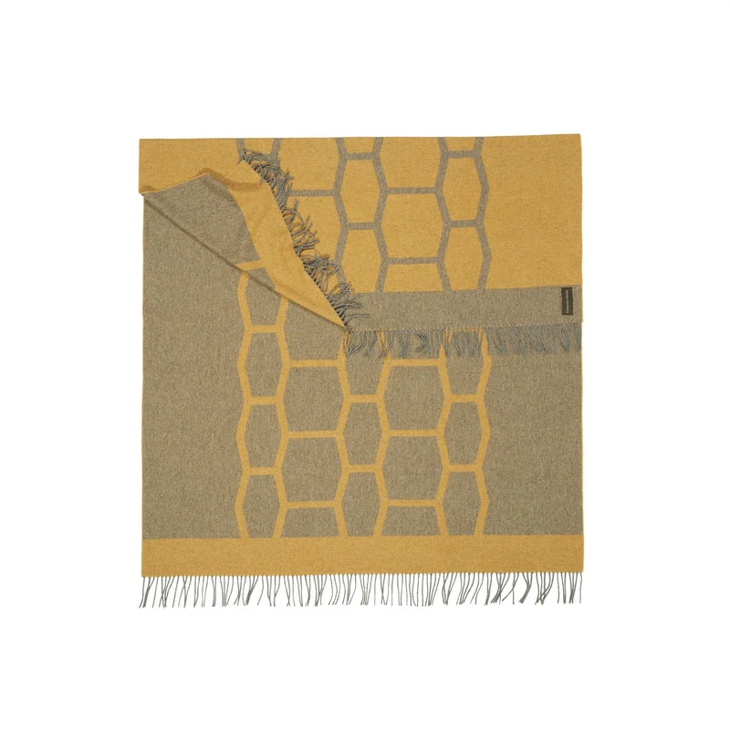 Reisedecke "Light Companion" aus Merino und Yak "Golden Tortoise" mit oder ohne Griff