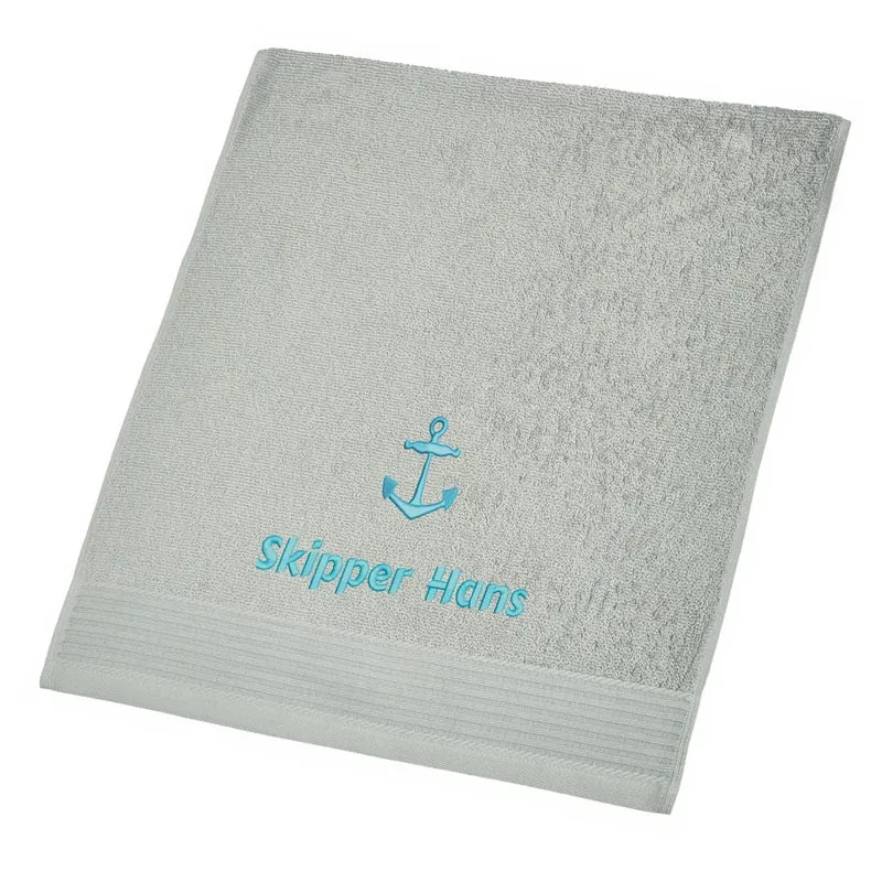 Freundschaft Beauty Hochzeit Handtuch mit Namen und Motiv bestickt