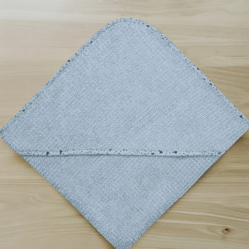 Bio Baumwolle Kapuzenhandtücher mit Namen und Motiv