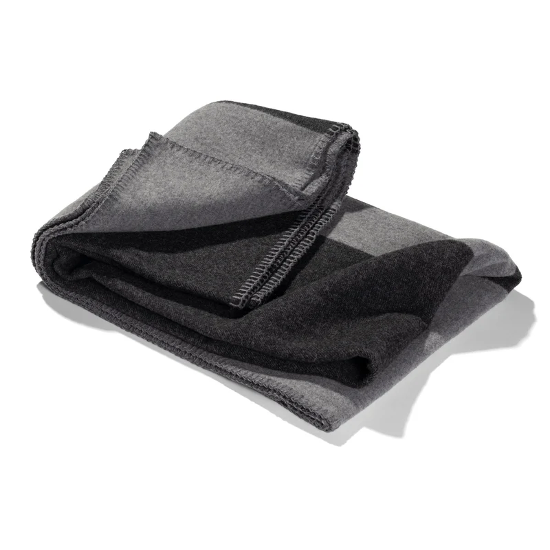 Hundedecke aus Wolle "Woof - Black"