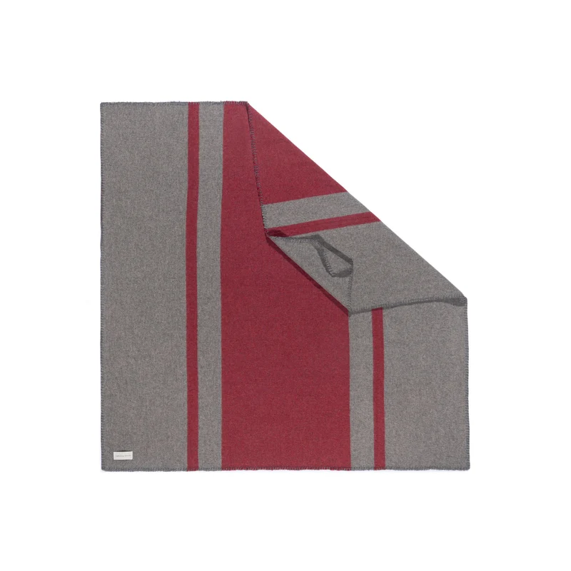 Hundedecke aus Wolle "Woof - Dark Red"
