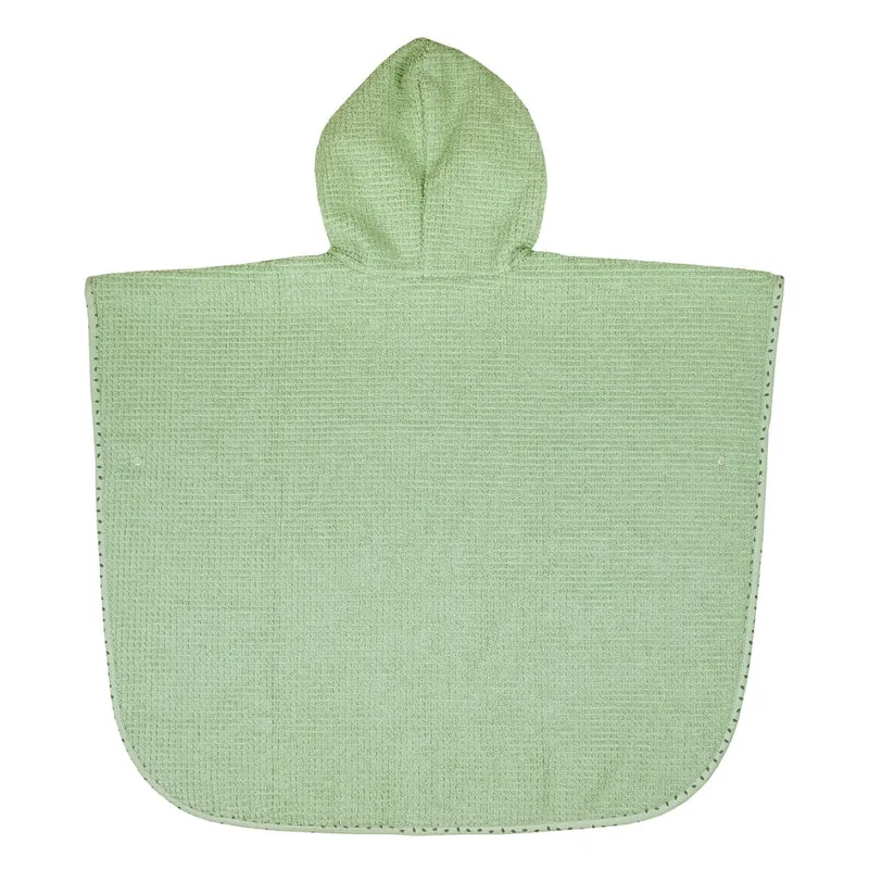 BIO Badeponcho DELUXE mit Namen bestickt helloliv
