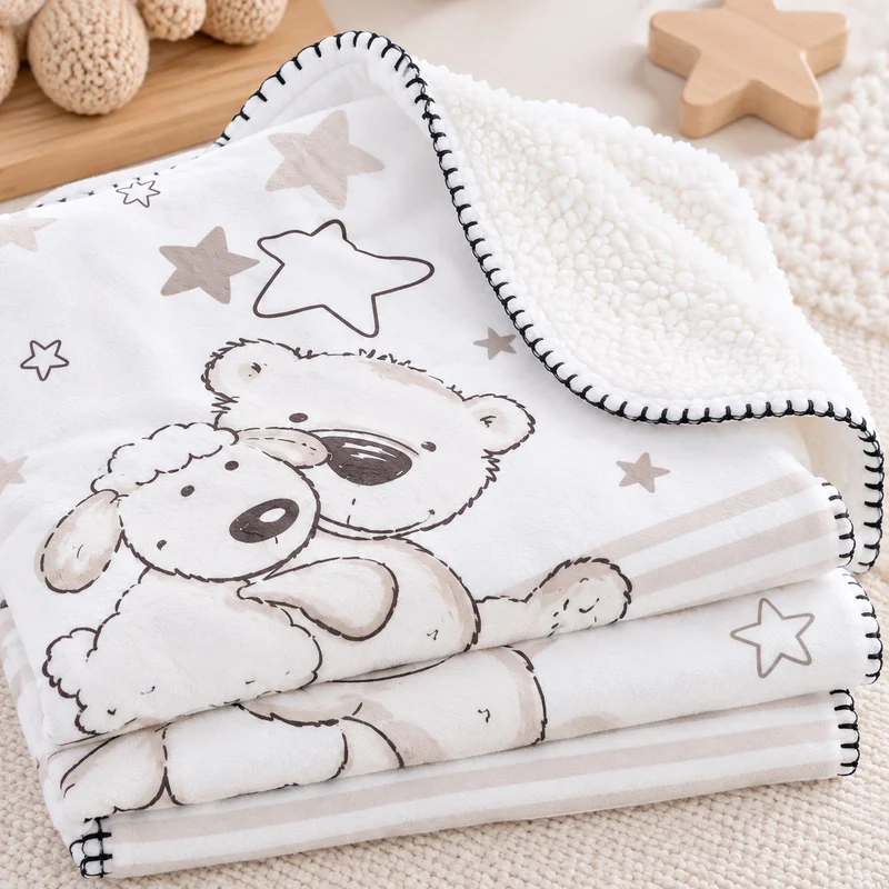 Babydecke mit Namen Lieblingsmensch SuperFlausch DUO