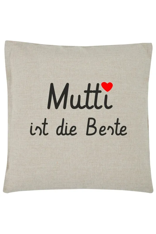 Kissen zum Muttertag - Mutti ist die Beste 40x40cm