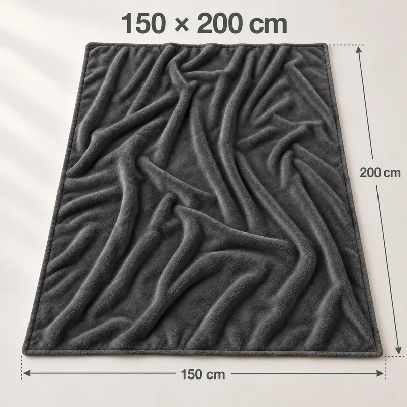 Premium Wohndecke mit Namen