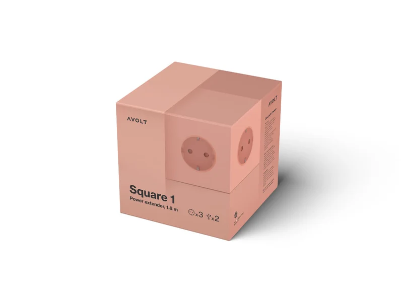 AVOLT Mehrfachsteckdose Square 1 – USB & Magnet