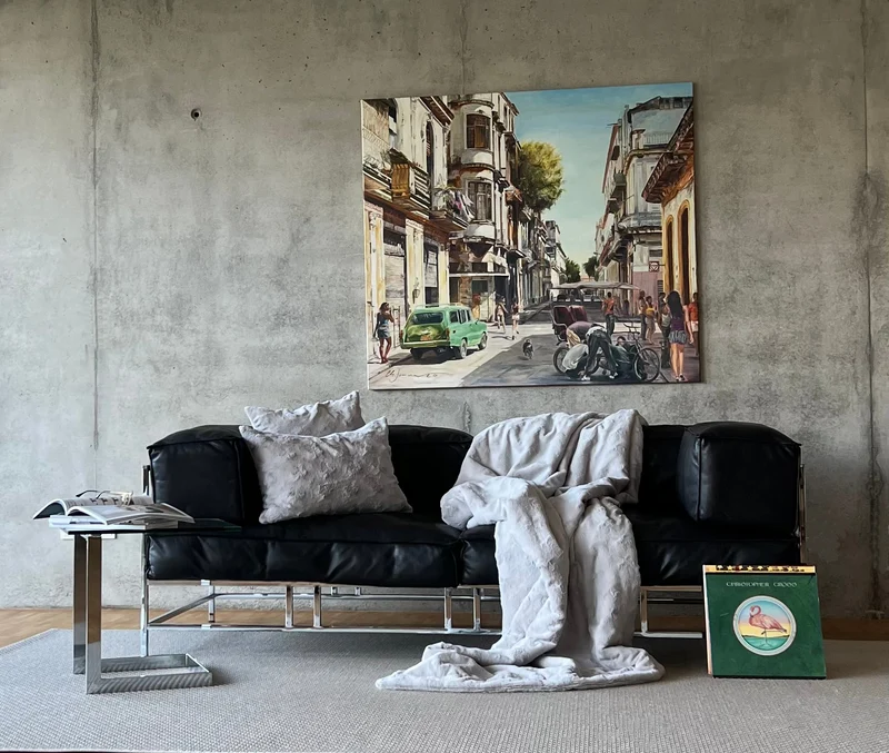 Decke "Teddy Silber Premium"