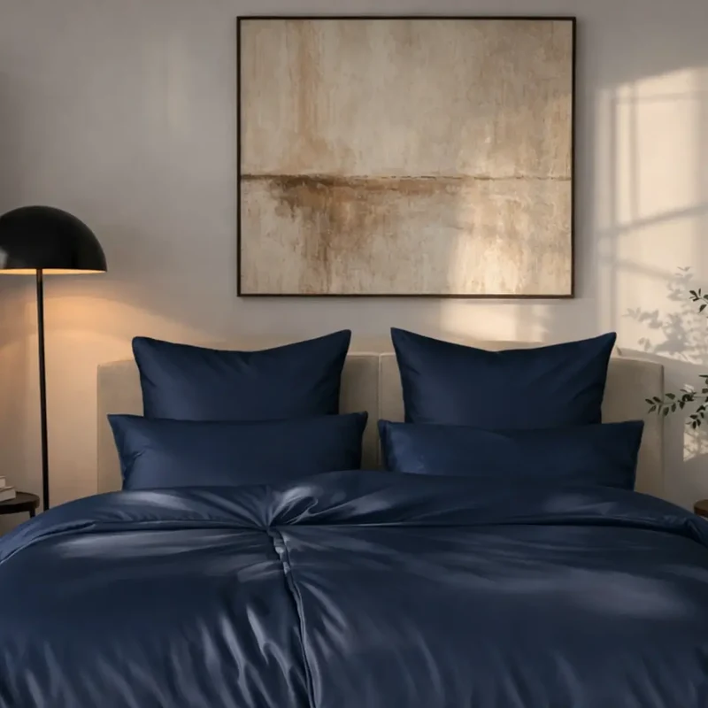 Mako-Satin Kissenbezug 40x80 cm - 2 Stk