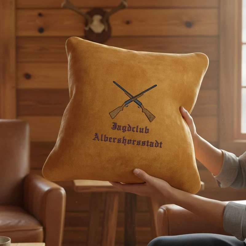 Cashmerefeeling Personalisierbares Kuschelkissen 50x50cm mit Name und Motiv